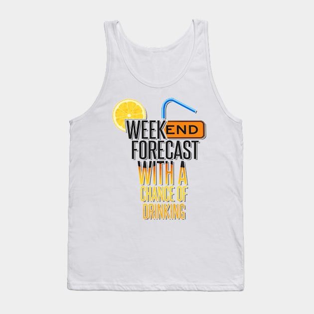 'Weekend Forecast Camping Drinking' Alcohol Gift Tank Top by ourwackyhome